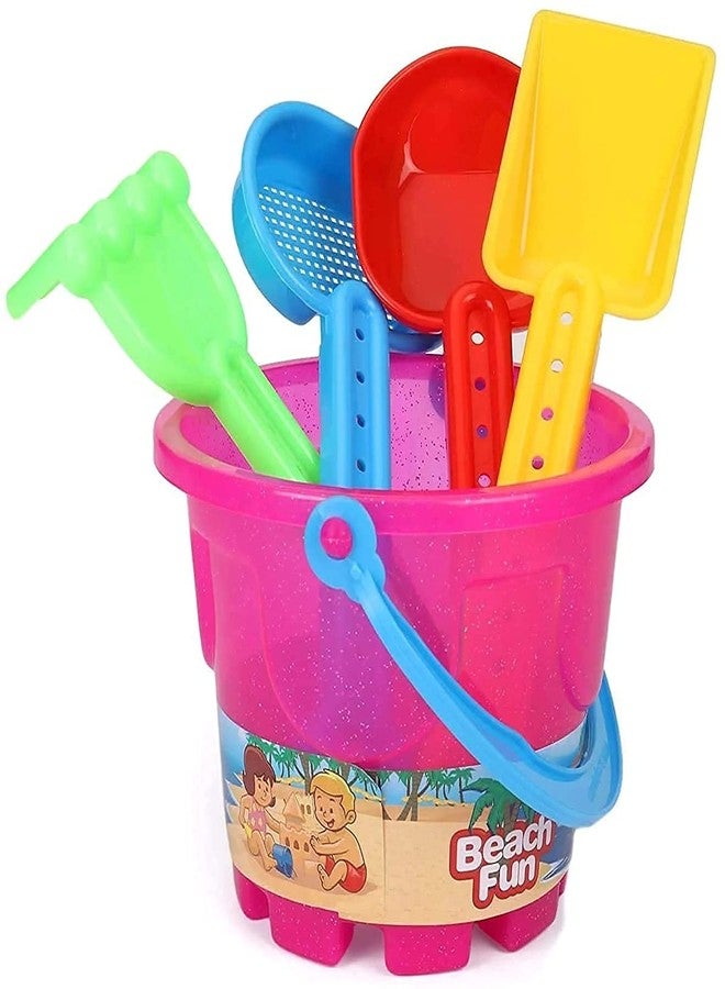 Fezeedi Beach Toys Set for Childs, Beach Art Learning Toys, Outdoor Childs Sand Toys for Child,Best Birthday Gift Set(Random Color Send)(Pack of 8) - Image 5